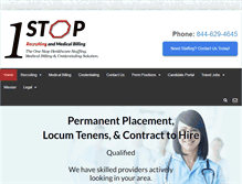 Tablet Screenshot of 1stoprecruiting.com